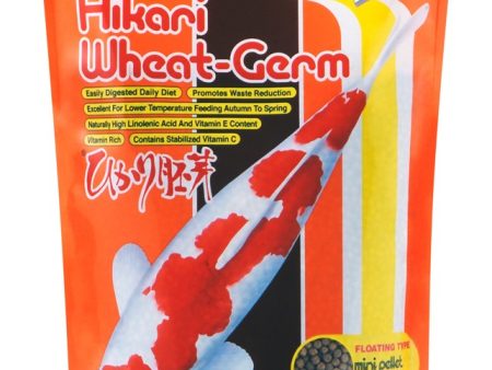 Hikari USA Wheat-Germ Floating Pellet Fish Food for Koi, Goldfish and Other Pond Fishes 1ea 17.6 oz, Mini For Sale