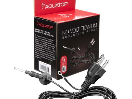 Aquatop NO-VOLT Titanium Aquarium Grounding Probe Black 1ea Online Sale