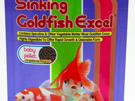 Hikari USA Sinking Goldfish Excel Pellets Fish Food 1ea 3.8 oz, Baby on Sale