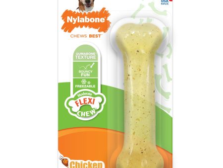 Nylabone Moderate Chew Chicken Chew Toy Chicken 1ea Medium Wolf - Up To 35 lb Online