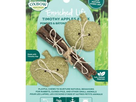 Oxbow Animal Health Enriched Life Timothy Apples & Stix Small Animal Toy 1ea One Size Cheap