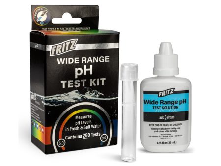 Fritz Wide Range PH Test Kit 1ea One Size Online