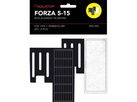 Aquatop FORZA Replacement Filter Inserts with Premium Activated Carbon 5-15 Black, White 1ea 2 pk Online now