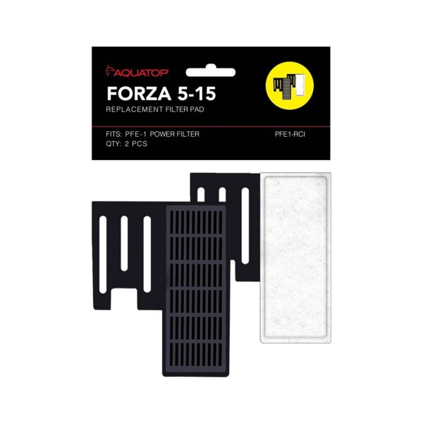 Aquatop FORZA Replacement Filter Inserts with Premium Activated Carbon 5-15 Black, White 1ea 2 pk Online now