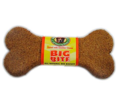 Natures Animals Big Bite All Natural Dog Biscuit Display Cheddar Cheese 1ea 8 in, 24 ct Hot on Sale