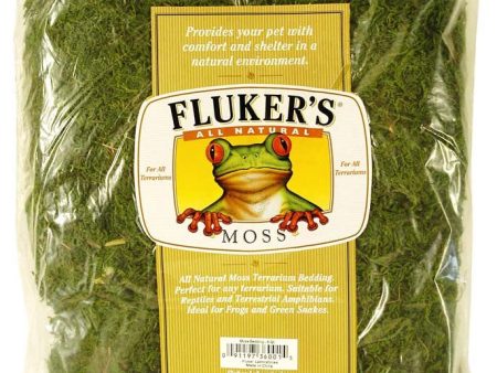 Fluker s All Natural Moss Bedding Substrate Green 1ea 4 qt, SM Supply