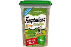 Temptations MixUps Crunchy & Soft Adult Cat Treats Catnip Fever 1ea 16oz. Fashion