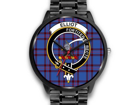 Elliot Modern Clan Badge Tartan Black Watch For Discount