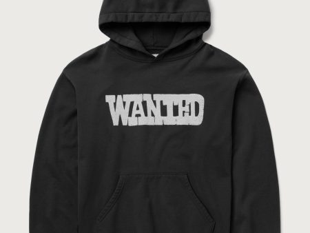 Wanted Hoodie | Washed Black For Discount