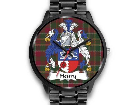 Henry Clan Badge Tartan Black Watch For Sale