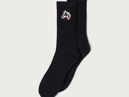 Horse Shoe Sock | Black For Discount