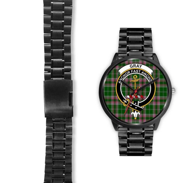 Gray Hunting Clan Badge Tartan Black Watch Hot on Sale