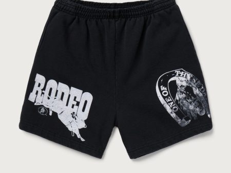 Rodeo Sweatshorts | Washed Black Hot on Sale