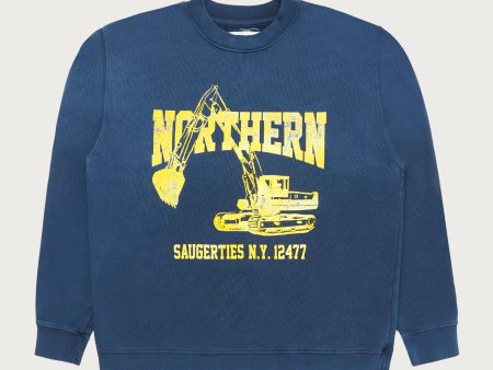 Excavation Crewneck Sweatshirt | Navy on Sale