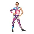 Abstract Brush Strokes Unitard Online Sale