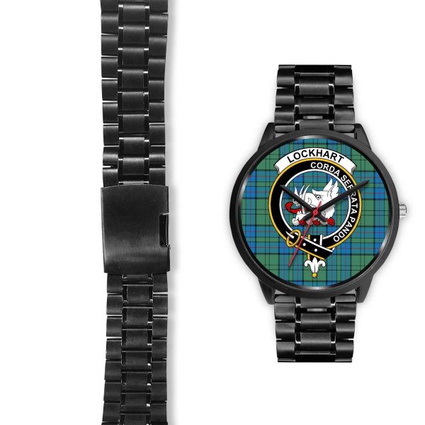 Lockhart Clan Badge Tartan Black Watch Discount