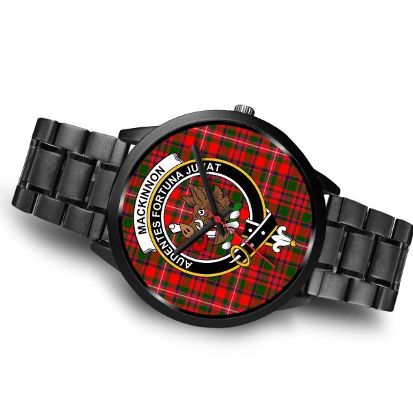 MacKinnon Modern Clan Badge Tartan Black Watch For Cheap