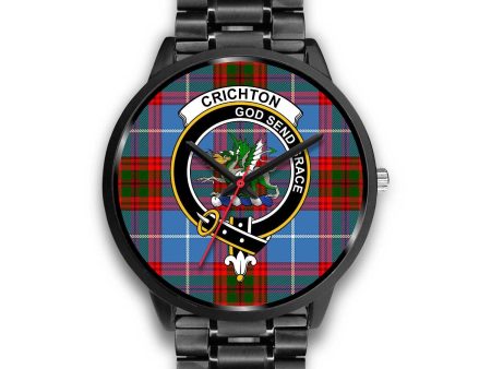 Crichton District Clan Badge Tartan Black Watch Hot on Sale