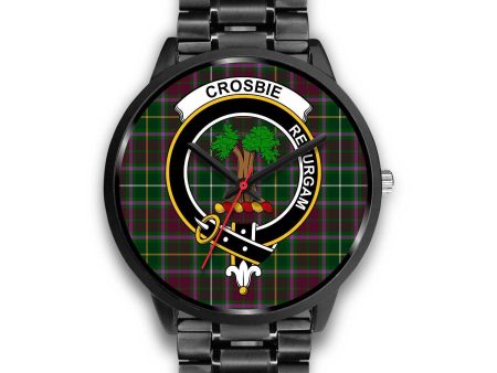 Crosbie Clan Badge Tartan Black Watch Online Sale