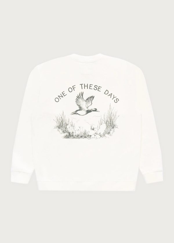 Mallard Hunt Crewneck Sweatshirt | Bone For Sale