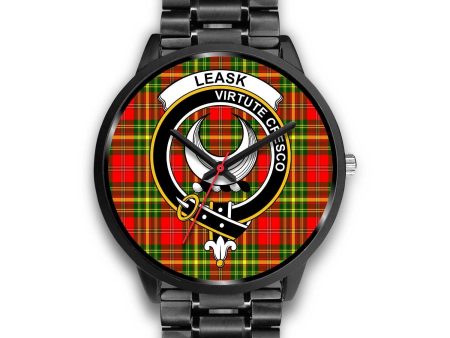 Leask Clan Badge Tartan Black Watch on Sale