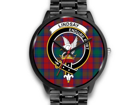 Lindsay Modern Clan Badge Tartan Black Watch Online now