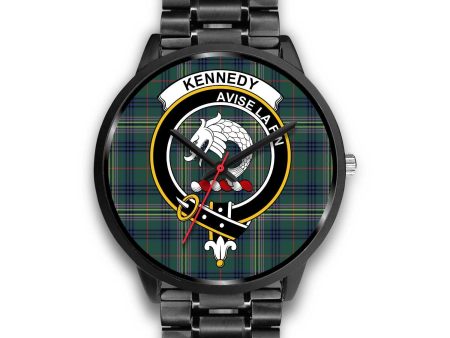 Kennedy Modern Clan Badge Tartan Black Watch Fashion