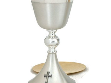 Chalice with Scale Paten in Brite-Star Finish (Style A-136BS) on Sale