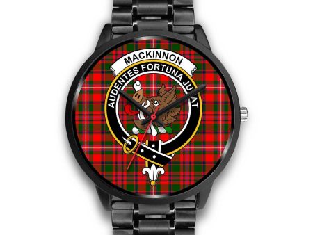 MacKinnon Modern Clan Badge Tartan Black Watch For Cheap