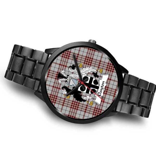 Clayton Clan Badge Tartan Black Watch For Cheap