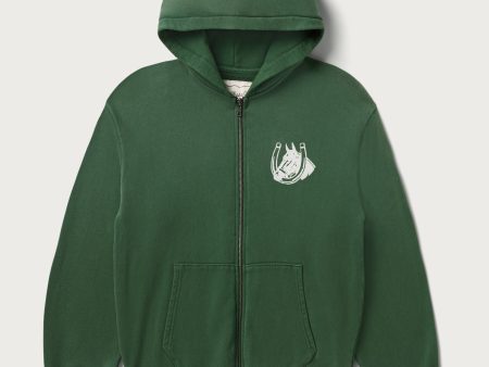 Valley Rider Hooded Sweatshirt | Forest Green Online