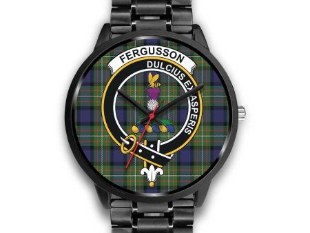 Fergusson Modern Clan Badge Tartan Black Watch Fashion