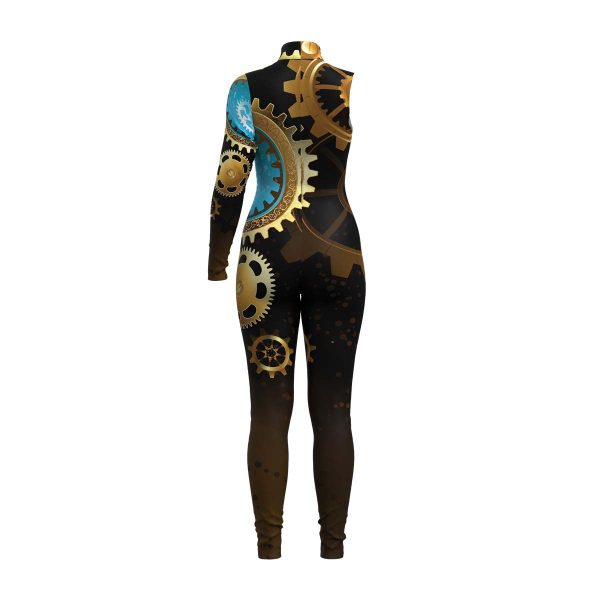 Steampunk Gears Unitard Online Hot Sale