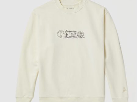 Greetings From Paradise Crewneck Sweatshirt | Bone For Discount