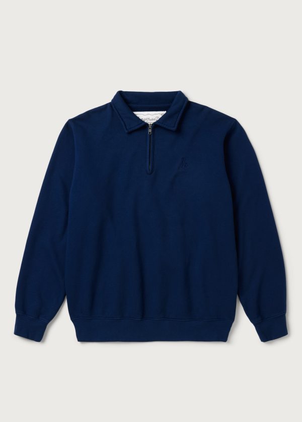 Running Horse Quarter Zip | Navy Online Sale