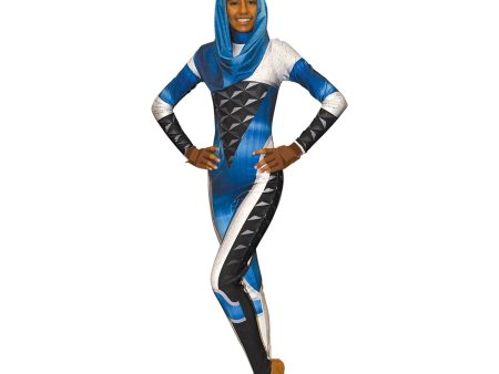 Blue Armor Unitard on Sale