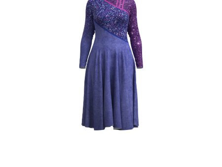 Abstract Sparkle Dress Cheap