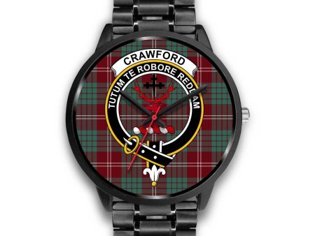 Crawford Modern Clan Badge Tartan Black Watch on Sale