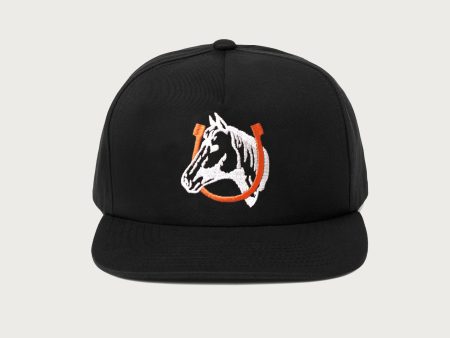 Horseshoe Logo Hat | Black For Sale