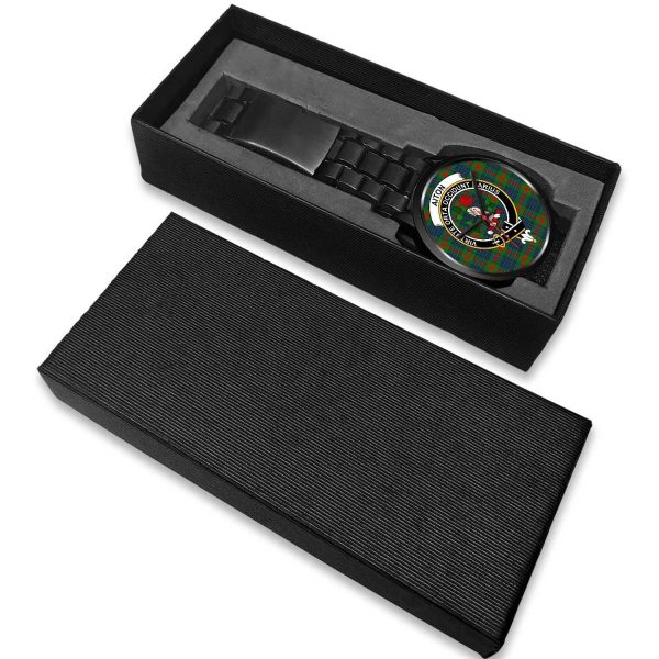 Aiton Clan Badge Tartan Black Watch For Discount