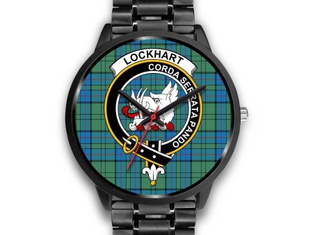 Lockhart Clan Badge Tartan Black Watch Discount