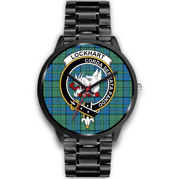 Lockhart Clan Badge Tartan Black Watch Discount