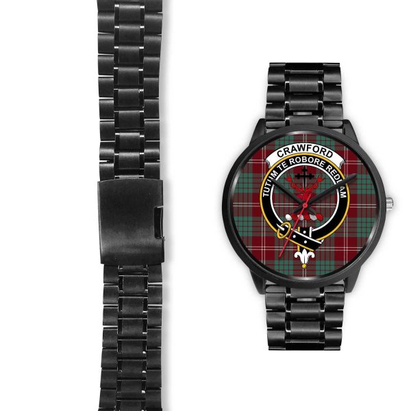 Crawford Modern Clan Badge Tartan Black Watch on Sale