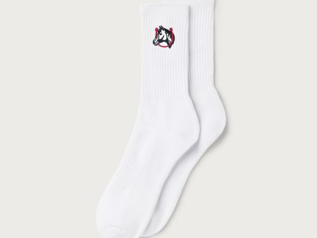 Horse Shoe Sock | White For Sale