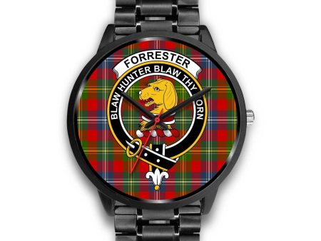 Forrester Clan Badge Tartan Black Watch Hot on Sale