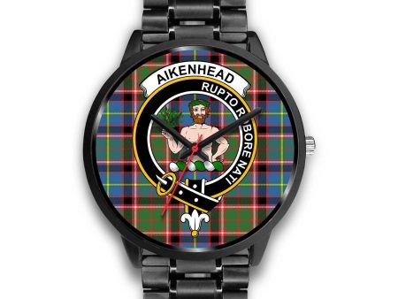 Aikenhead Clan Badge Tartan Black Watch Cheap