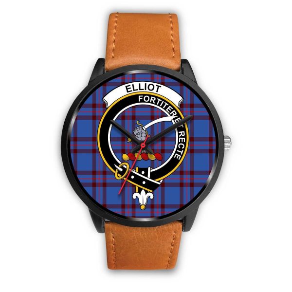 Elliot Modern Clan Badge Tartan Black Watch For Discount