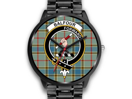 Balfour Blue Clan Badge Tartan Black Watch Sale