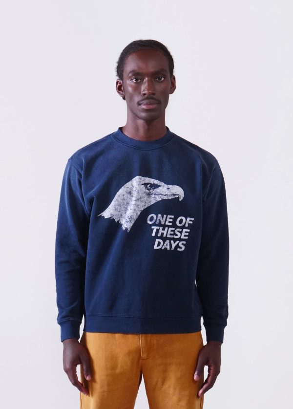 Postal Crewneck Sweatshirt | Navy Online