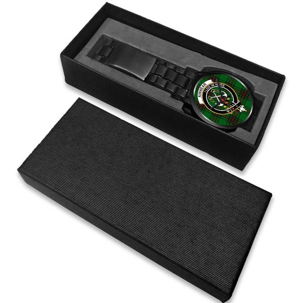 Kinnear Clan Badge Tartan Black Watch on Sale